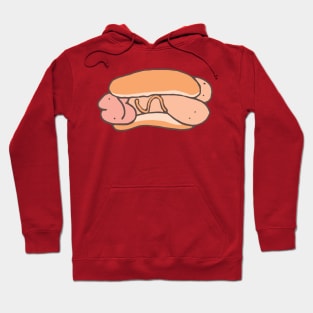 Hot Dikkity Dog - Feeling Shy (looking down) Hoodie